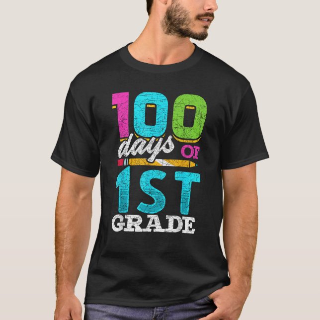 100 Tage Geschenk 100 Tage T-Shirt (Vorderseite)