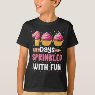 100 Tage geteilt mit Fun Cupcake 100. Tag der S T-Shirt