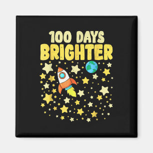 100 Tage Helfer 100. Schulastronaut Magnet