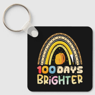 100 Tage heller 100. Schultag Lehrer Schlüsselanhänger