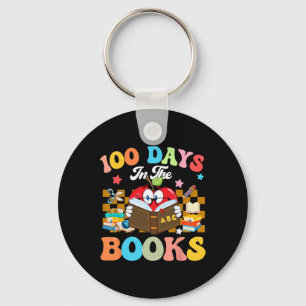 100 Tage in den Büchern, die Lehrer lesen 100 Tage Schlüsselanhänger