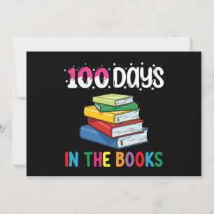 100 Tage in der Buchschule, die Bibliothekar lesen Einladung