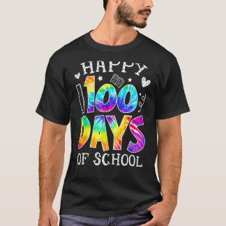 100 Tage intelligenter glücklicher 100. Schullehre T-Shirt