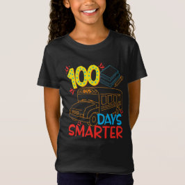 100 Tage intelligenter Schulbus T-Shirt