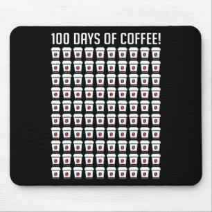 100 Tage Kaffeelehrer schätzen 100 Tage Mousepad