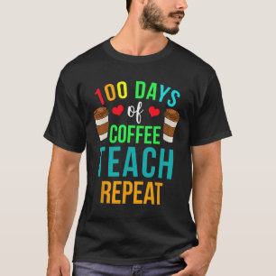 100 Tage Kaffeetest wiederholen 100 Tage Schuh T-Shirt