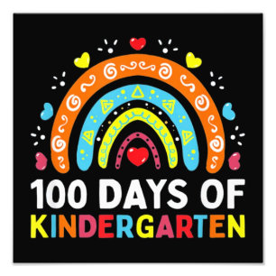 100 Tage Kindergarten Fotodruck