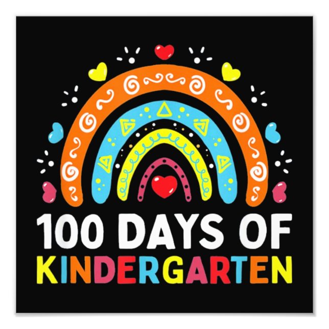100 Tage Kindergarten Fotodruck (Vorne)
