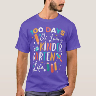 100 Tage Kindergarten-Leben Schulfreund T-Shirt