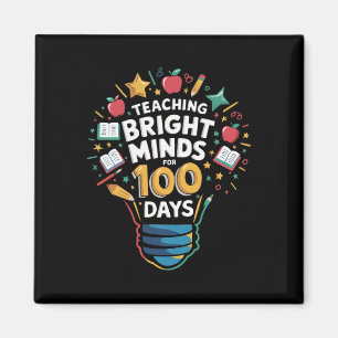 100 Tage Kindergarten lehren Magnet