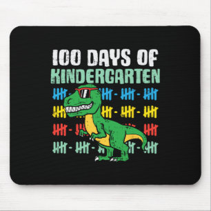 100 Tage Kindergarten Trex Dinosaurier 100. Tag s Mousepad