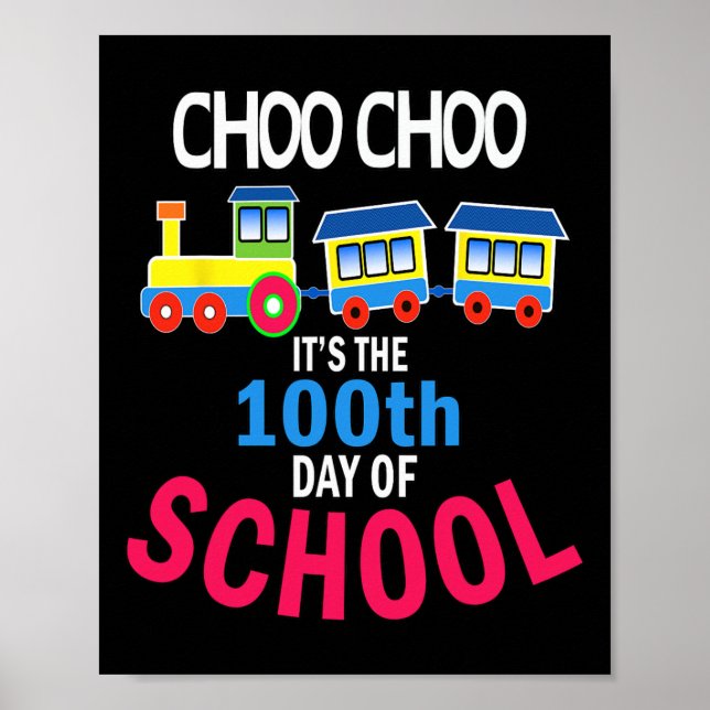 100 Tage Kindergartenlehrer Poster (Vorne)