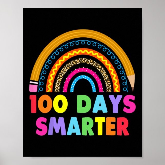 100 Tage klüger glücklicher 100. Schulrau Poster (Vorne)