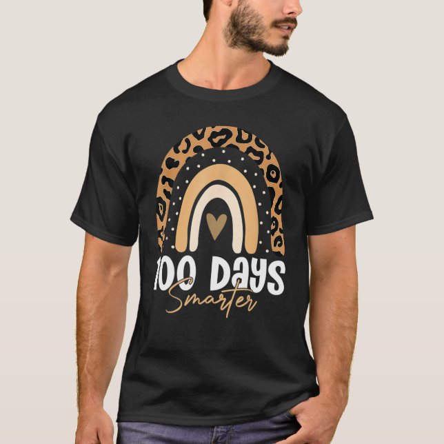 100 Tage klüger glücklicher 100. Schulrau T-Shirt (Vorderseite)