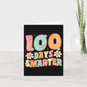 100 Tage klüger glücklicher 100. Schultag Karte