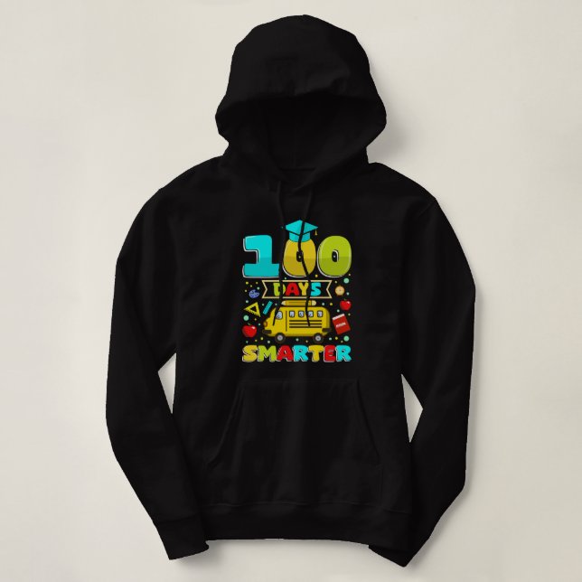 100 Tage klüger Hoodie (Design vorne)
