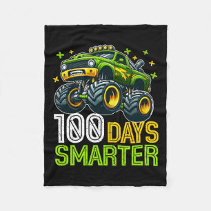 100 Tage klüger Monster Truck 100 Schultage Fleecedecke