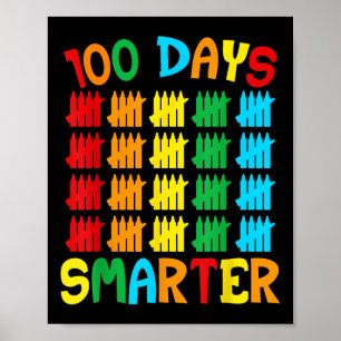 100 Tage klüger sonniger 100. Schultag Poster