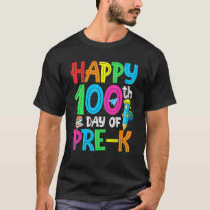100 Tage klüger vor K glücklicher 100. Schultag P T-Shirt