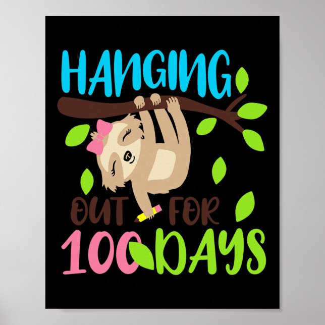 100 Tage lang 100 Tage Schulgeschenke Poster (Vorne)