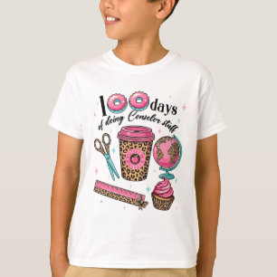 100 Tage Lehrer Zeug machen, Glücklich 100 Tage la T-Shirt