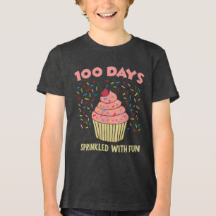 100 Tage mit Spaß und 100. Schultage Tri-Blend Shirt