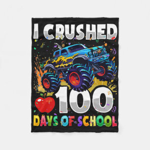 100 Tage Monster LKW 100 Scho-Tag Fleecedecke