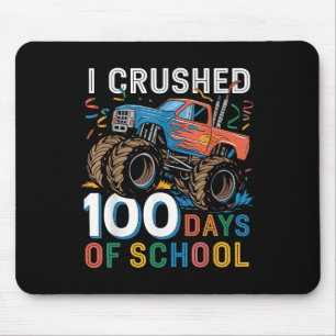 100 Tage Monster LKW 100. Schultag Mousepad