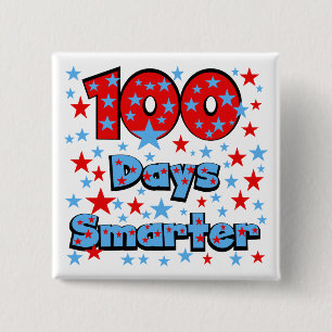 100 Tage schlauer Button