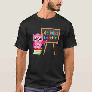 100 Tage schlauer Eule Lehrer Mädchen Kind 100. Ta T-Shirt