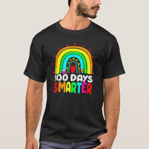 100 Tage schlauer Regenbogen 100. Schullehrtag T-Shirt