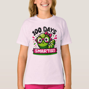 100 Tage schlaueres Mädchen-T-Shirt T-Shirt