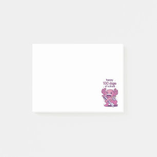 100-Tage-Schul-Einladungsmagnet Post-it Klebezettel