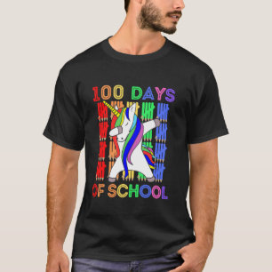 100-Tage-Schul-Shirt Einhorn 100 Tage Schlauer T-Shirt