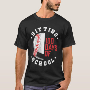 100 Tage SchulBaseball zurück zur Schule T-Shirt
