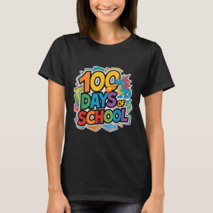 100 Tage Schuldrachenthema Kinder Lehrer Outfi T-Shirt