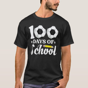 100 Tage Schule 100. Tag Klügerer Fußball-Lehrer T-Shirt