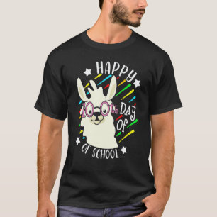 100 Tage Schule Alpaka Lama 100. Tag Lehrer T-Shirt