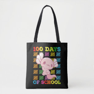 100 Tage Schule Axolotl Lehrer Tasche