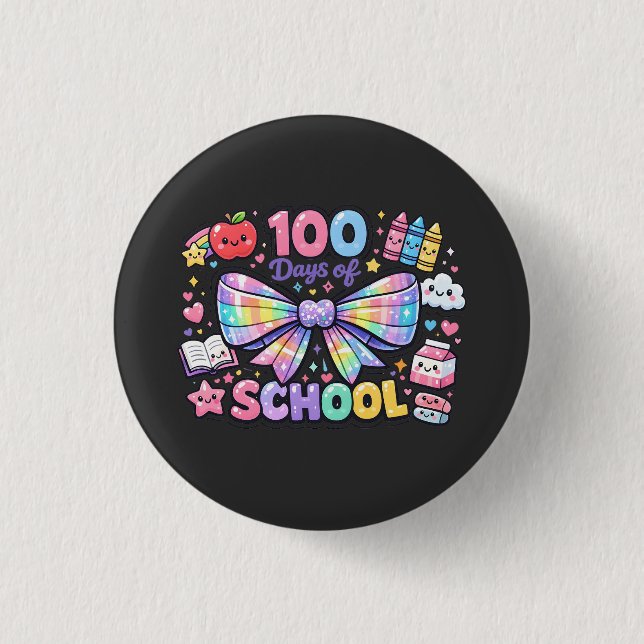 100 Tage Schule  Button (Vorderseite)