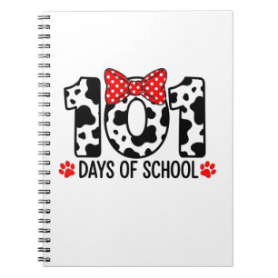 100 Tage Schule Dalmatiner-Hund-Junge Kind 100. Ta Notizblock