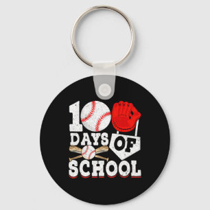 100 Tage Schule für Jungen Kinder Baseball 100. Da Schlüsselanhänger