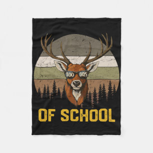 100 Tage Schule Rehjagd Camo Jäger Jungen Gi Fleecedecke