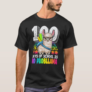 100 Tage Schule sind kein Problem für den Lama-Leh T-Shirt