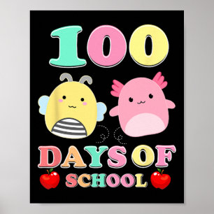 100 Tage Schule Squish Soft Toy Kinder Lehrer Gi Poster
