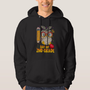 100 Tage Schule Süße Eule Glücklicher 100. Tag der Hoodie