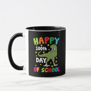 100 Tage Schule Trex 100. Tag der Schule  Tasse