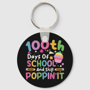 100 Tage Schule und immer noch Poppen Mädchen  Schlüsselanhänger