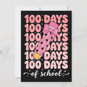 100 Tage Schulfeier Einladung