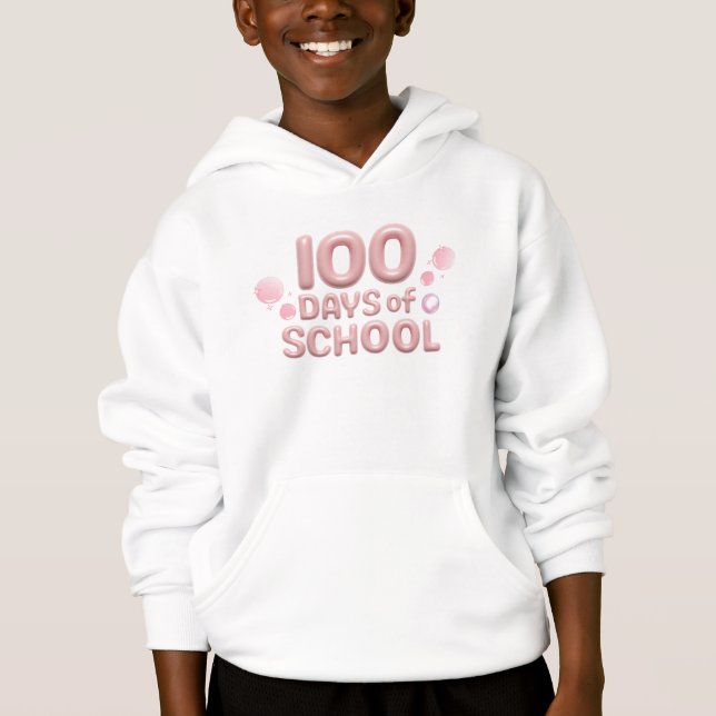 100-Tage-Schulfeier Pullover Hoodie (Vorderseite)